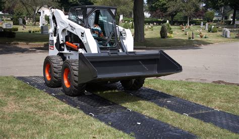 drive skid steer without damaging yard|skid for lawn mowing.